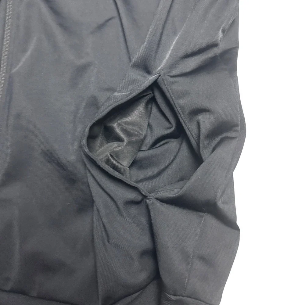 Adidas Mens 3 Stripes Full Zip Track Jacket Black White Size 3XLT Tall - Picture 3 of 5